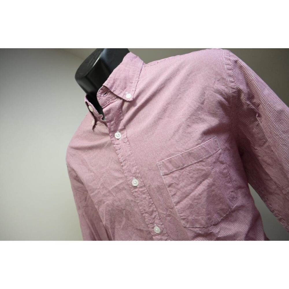 J Crew Mercantile Flex Classic Fit Dress Shirt Plaid Button Up Mens Size Medium